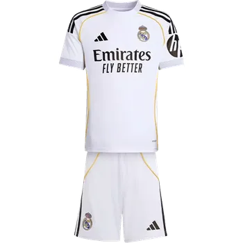 Dětská domácí fotbalová souprava Adidas Real Madrid 25/26 bílá