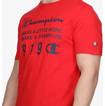 pánské tričko CHAMPION - RED/1919 - 2XL (Champion T-shirt Mens)
