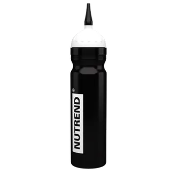 Láhev Nutrend Bidon s hubicí 1 l černá