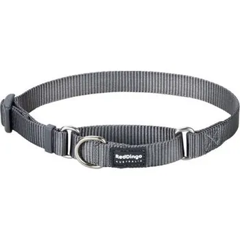 Vodítko pro psa Obojek polostahovací RD 25mm x 41-63cm - Jednobarevný - Šedá