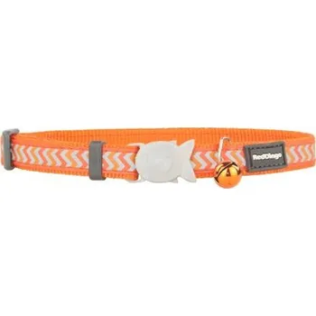 Obojek pro kočky - Ziggy Reflexní - Oranžová