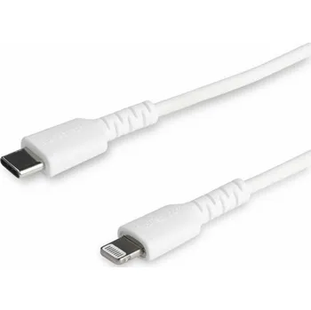 Datový kabel StarTech USB-C to Lightning kabel 2m bílý (RUSBCLTMM2MW)