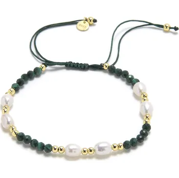 Náramek ORO Silver Luxusní náramek s malachitem - spojení elegance, přírody a hloubky