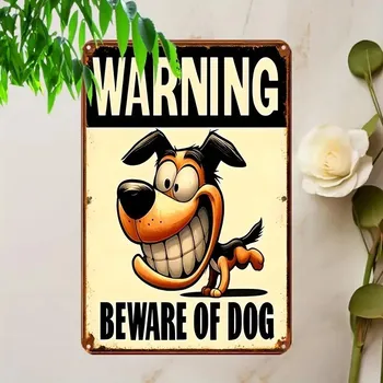 Plechová cedule BAF Kovová nástěnná cedule Jsem opravdicky zlý 30 x 20 cm