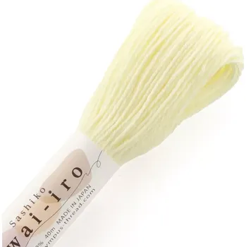 Příze Vyšívací příze na sashiko Olympus Awai Iro 40m, světle žlutá A2, sartor.cz