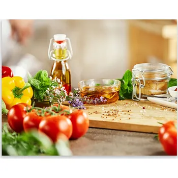 Kuchyňské prkénko Skleněná Ochranná Deska a Krájecí Prkénko | Indukce, Sporák ds-0543