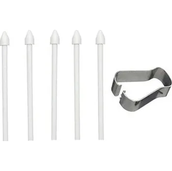 Pouzdro na tablet 5ks náhradních stylusů s klipem pro Samsung Galaxy Tab S8 / Tab S8+ / Tab S8 Ultra / Tab S7 / Tab