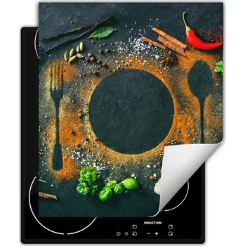 Obraz Ochranná podložka pod indukční varnou desku dekorativní, rolovací, do kuchyně, potisk 45x52 cm wm0080