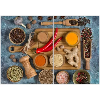 Kuchyňské prkénko Skleněná Ochranná Deska a Krájecí Prkénko | Indukce, Sporák ds-0191