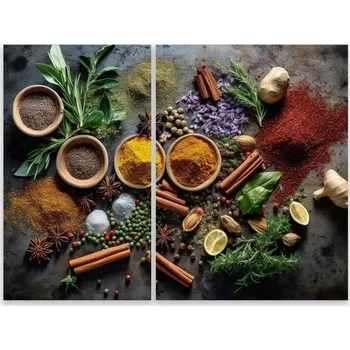 Kuchyňské prkénko Skleněná Ochranná Deska a Krájecí Prkénko | Indukce, Sporák ds-0347