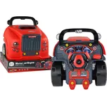 LEAN Toys Sada pro montáž dílenského motorového vozíku pro kutily červená