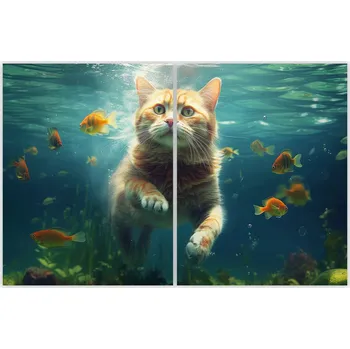 Kuchyňské prkénko Skleněná Ochranná Deska a Krájecí Prkénko | Indukce, Sporák ds-0306