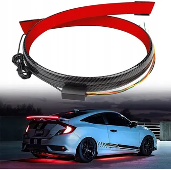 LED páska LED pásek pro spoiler, BRZDOVÉ SVĚTLO, karbonový 120cm