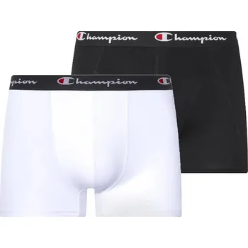 Sada pánského spodního prádla pánské boxerky CHAMPION - BLACK/WHITE - 2 ks - M (Champion 2PK Boxer)