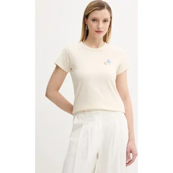 Pánské tričko Bavlněné tričko Rag & Bone WCC25PT030MS31 béžová 01X, vel. XL