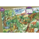 DJECO Puzzle Dinosauři 100 dílků