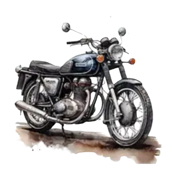 Nažehlovací obrázek - motorka III (dva rozměry), Velikost: Velký