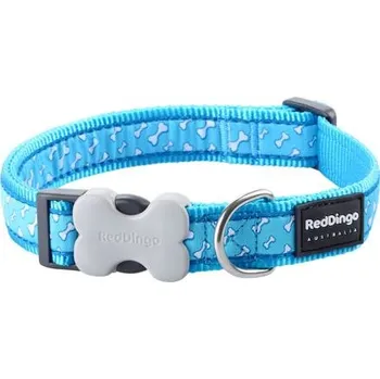Vodítko pro psa Obojek RD 25 mm x 41-63 cm - Flying Bones Turquoise