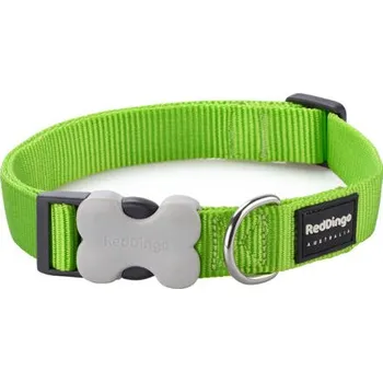 Vodítko pro psa Obojek RD 12 mm x 20-32 cm - Jednobarevný - Limetková