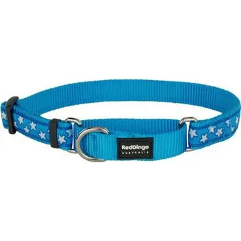 Vodítko pro psa Obojek polostahovací RD 25 mm x 41-62 cm - Stars White