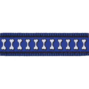 Vodítko pro psa Vodítko RD přep. 15 mm x 2 m- Bones Rfx- Tm.Modrá