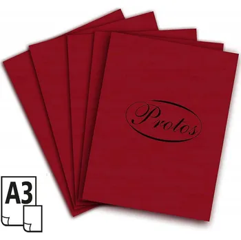 Karton A3 Kreska - vínová - 170 g/m2 - 1 ks - 13