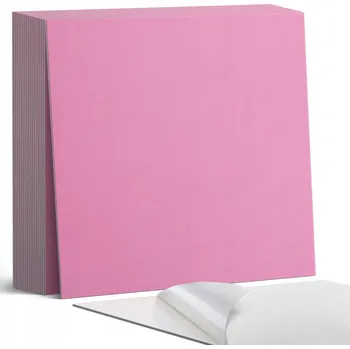 Dlažba Samolepicí obkladové dlaždice na zeď, vinyl, pastelově růžová barva, 20 ks, 20x20 cm