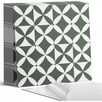 Dlažba Vinylové podlahové dlaždice Geometrický vzor šachovnice 20 ks 20x20 cm