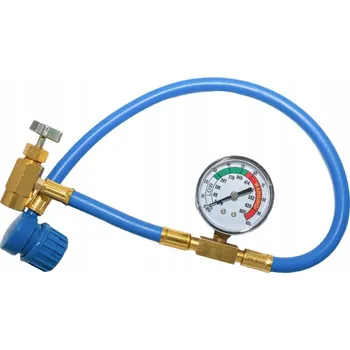 Příslušenství ke kompresoru Tlaková hadice s manometrem pro vlastní plnění klimatizace R134a