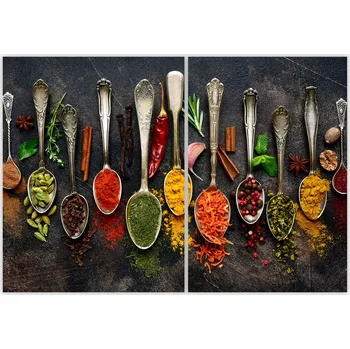 Kuchyňské prkénko Skleněná Ochranná Deska a Krájecí Prkénko | Indukce, Sporák ds-0084