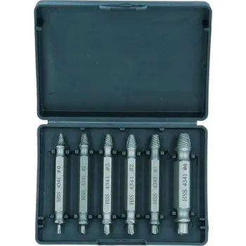 Vrták Vytahováky - sada vytahováků na zalomené šrouby 6 Ks