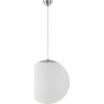 OSMONT ADR60863 ADRIA S4 závěsné skleněné svítidlo nerez broušená / bílá IP40 4000 K 41W LED