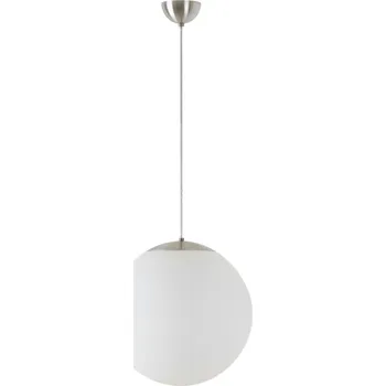 OSMONT ADR60851 ADRIA S3 závěsné skleněné svítidlo nerez broušená / bílá IP40 4000 K 27W LED