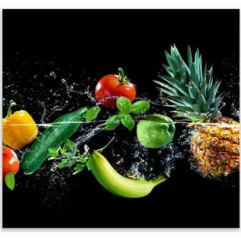 Kuchyňské prkénko Skleněná Ochranná Deska a Krájecí Prkénko | Indukce, Sporák ds-0173