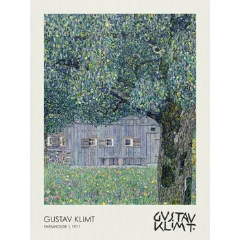 Plakát Plakát, Obraz - Farmhouse in Upper Austria (1911–1912), Gustav Klimt