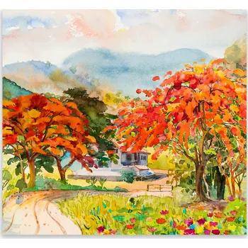 Kuchyňské prkénko Skleněná Ochranná Deska a Krájecí Prkénko | Indukce, Sporák ds-0491