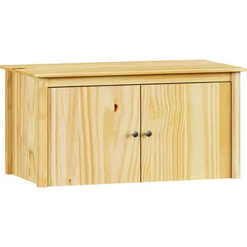 Šatní skříň IdeaNabytek Nástavec 2dveřový TORINO lak, kovové úchytky