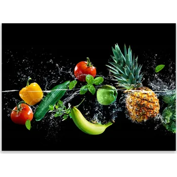 Kuchyňské prkénko Skleněná Ochranná Deska a Krájecí Prkénko | Indukce, Sporák ds-0173