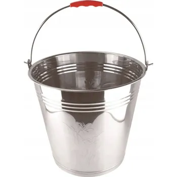 kbelík Kbelík s rukojetí nerezový ocelový kbelík 12 l Garpol 7871