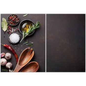 Kuchyňské prkénko Skleněná Ochranná Deska a Krájecí Prkénko | Indukce, Sporák ds-0061