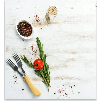 Kuchyňské prkénko Skleněná Ochranná Deska a Krájecí Prkénko | Indukce, Sporák ds-0117