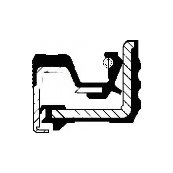 Brzdová hadice Corteco 01029698B Těsnící kroužek hřídele, náboj kola