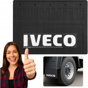 autokoberec Zástěrka lapač bláta IVECO guma S POTISKEM 40x29 1 Ks