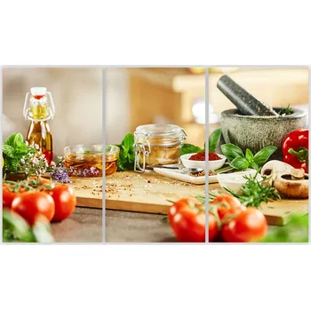 Kuchyňské prkénko Skleněná Ochranná Deska a Krájecí Prkénko | Indukce, Sporák ds-0543