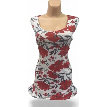 Tílko ELIKA, Barva Červená, Velikost XXL 48, Materiál 96% Viskoza 4% Lycra