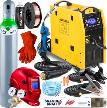 Svářečka INVERTOROVÁ SVÁŘEČKA MAGNUM MIG 291 ALU CU SYNERGIE MMA TIG 400V 280A 3V1