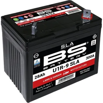 Motobaterie BS akumulátor U1R-9 (FA) SLA 12V 28AH 195X125X176 bezúdržbový - (300A) - sekačka (BS akumulátor U1R-9 (FA) SLA 12V 28AH 195X125X176 bezúdržbový - (300A) - sekačka)