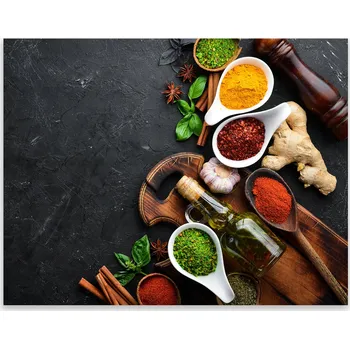 Kuchyňské prkénko Skleněná Ochranná Deska a Krájecí Prkénko | Indukce, Sporák ds-0586