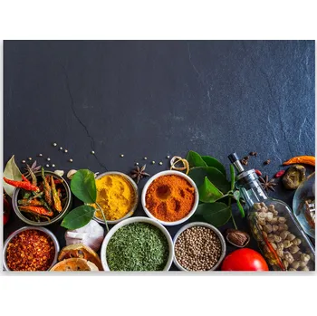 Kuchyňské prkénko Skleněná Ochranná Deska a Krájecí Prkénko | Indukce, Sporák ds-0056