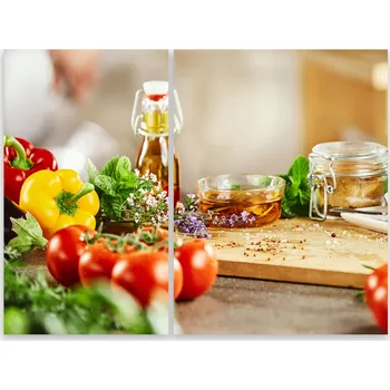 Kuchyňské prkénko Skleněná Ochranná Deska a Krájecí Prkénko | Indukce, Sporák ds-0543